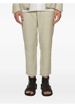 Nostra Santissima belt-loops trousers - Neutrals