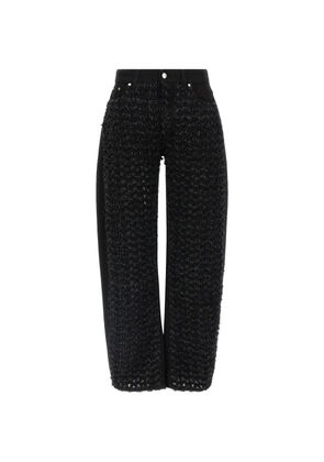Stella McCartney bouclé jeans - Black