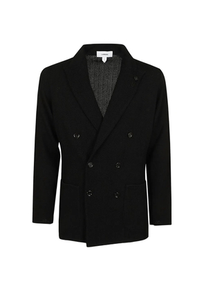 Lardini double-breasted blazer - Black