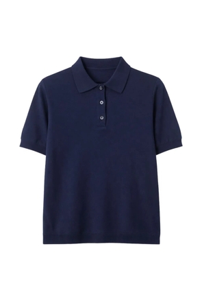 A.P.C. button short-sleeve top - Blue