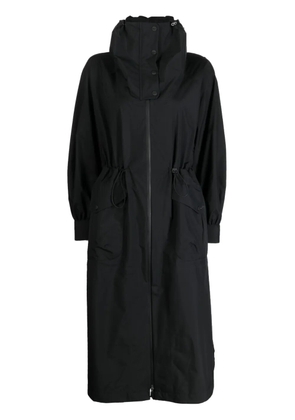 Herno two-pocket hooded parka coat - Black