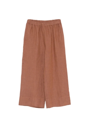 Xacus Jeanne elasticated cropped trousers - Brown