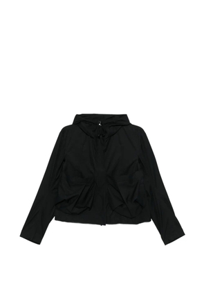 Rundholz hooded front-pocket jacket - Black