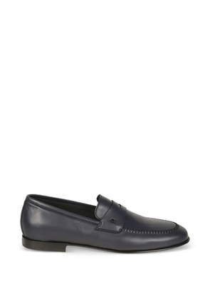 Baldinini leather penny loafers - Blue