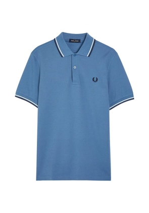 Fred Perry striped-detail polo shirt - Blue