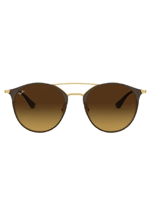 Ray-Ban gradient round-frame sunglasses - Brown