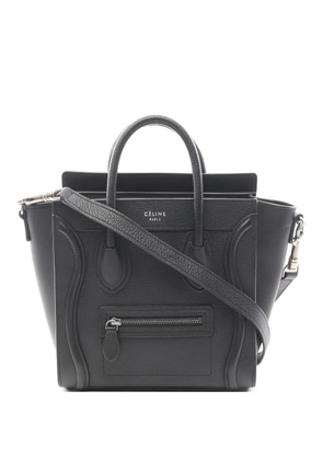 Celine Pre-Owned 2010s nano leather two-way tote bag - Black