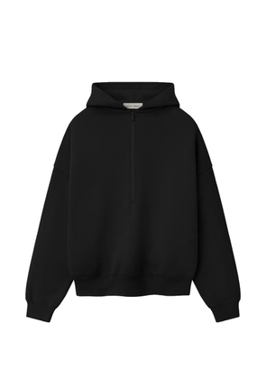 FEAR OF GOD ESSENTIALS half zip hoodie - Black