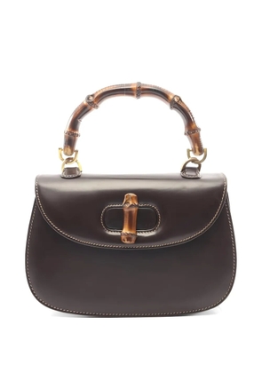 Gucci Pre-Owned 2000s bamboo leather tote bag - Brown