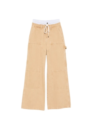 Monse double waistband jeans - Neutrals