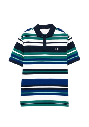 Fred Perry striped polo shirt - White