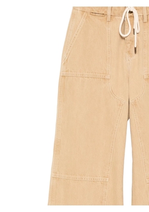 Monse double-waistband jeans - Neutrals