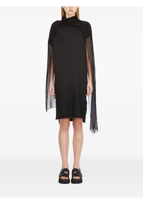 Masnada scarf-detail midi dress - Black