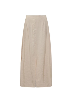 LE SULLY STUDIO slit maxi skirt - Neutrals