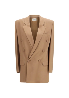 Saint Laurent double-breasted blazer - Neutrals