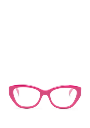 Balenciaga Eyewear geometric-frame glasses - Pink