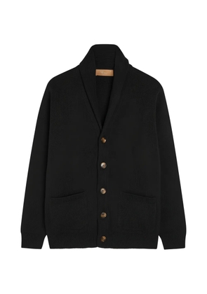 LIVE buttoned shawl-collar cardigan - Black