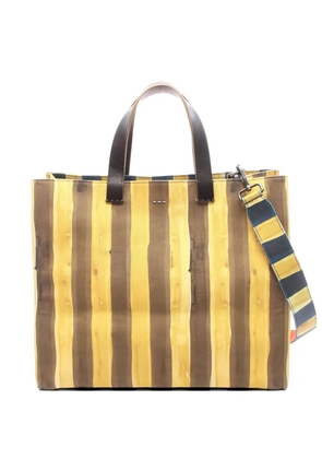 Fendi Pre-Owned 2000s Pequin Stripe tote bag - Yellow