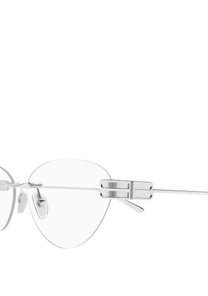 Balenciaga Eyewear rimless glasses - Silver