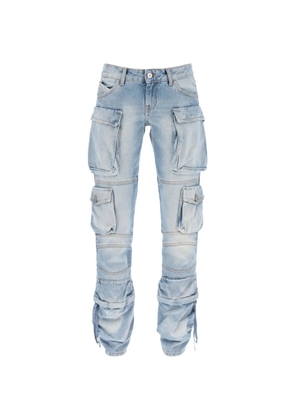 The Attico cargo-pocket trousers - Blue