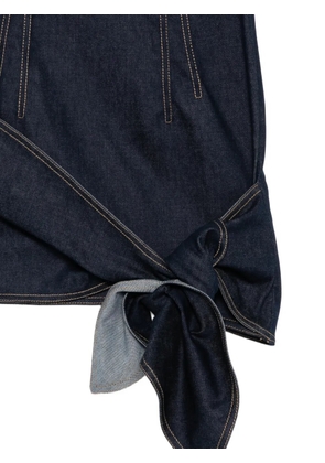 Monse bow-tie mini skirt - Blue