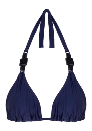 Lenny Niemeyer halter-neck buckle bikini top - Blue