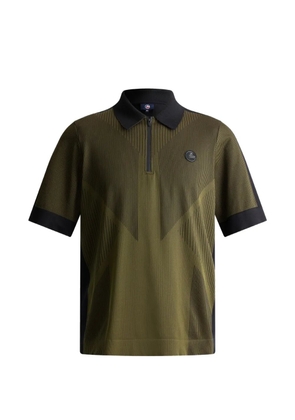 Fusalp zip-neck short-sleeve polo shirt - Green