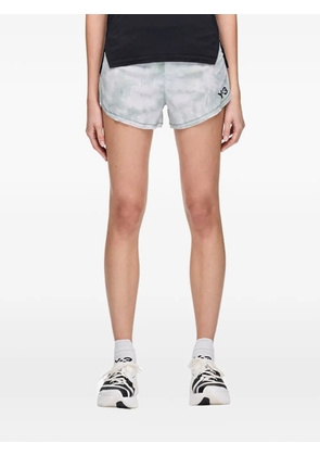 Y-3 Aop tie-dye running shorts - Green