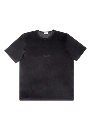 Saint Laurent Saint Laurent logo detail T-shirt - Black