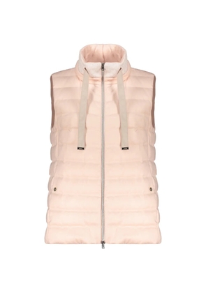 Herno hooded padded gilet - Pink
