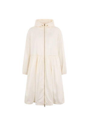 Herno hooded zip-fastening coat - Neutrals