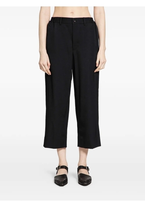 CDG cropped tailored trousers - Black