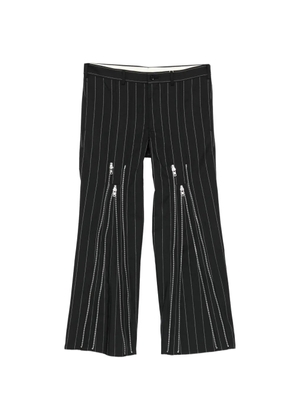 Comme des Garçons Homme Plus striped zip trousers - Black