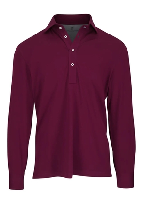 Brunello Cucinelli long-sleeve polo shirt - Red
