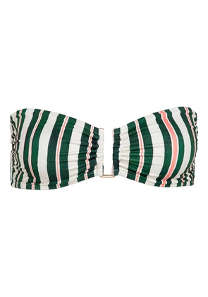 Lenny Niemeyer Rita striped bandeau bikini top - Green