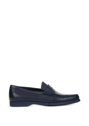 Fratelli Rossetti leather penny loafers - Blue