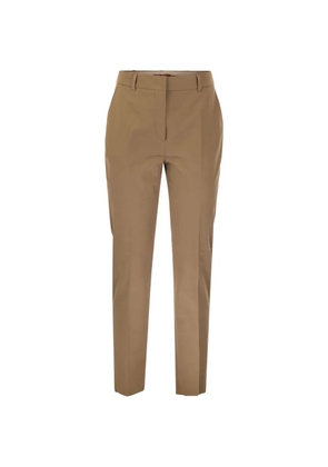 Max Mara cotton trousers - Neutrals
