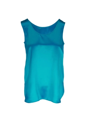 Kiton scoop-neck blouse - Blue