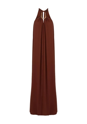 Lenny Niemeyer keyhole-neck tie-back maxi dress - Red