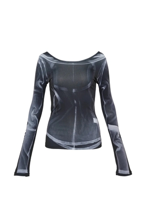 Hache X-Ray-print T-shirt - Black