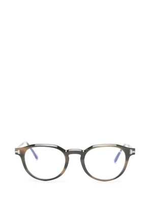 TOM FORD Eyewear round-frame glasses - Brown