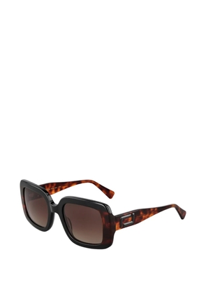 Lancel Swann square sunglasses - Black