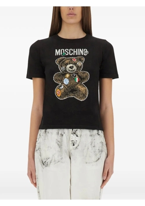 Moschino teddy bear T-shirt - Black