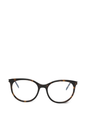 Saint Laurent Eyewear clear-lense glasses - Brown
