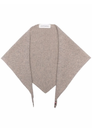 extreme cashmere knitted snood scarf - Neutrals