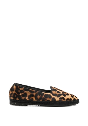 Manebi leopard-print loafers - Neutrals