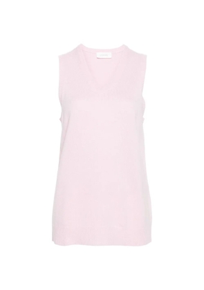 Sportmax V-neck wool vest - Pink