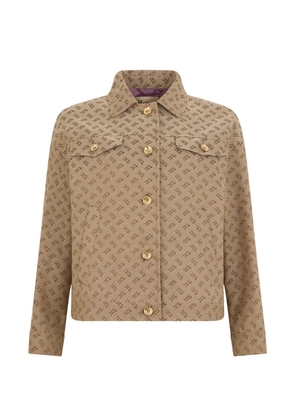 Herno classic-collar button-fstening jacket - Neutrals