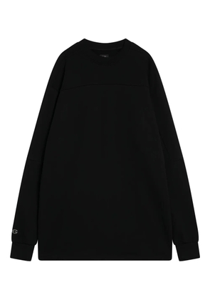 Rick Owens X Champion panelled crew-neck sweatshirt - Black