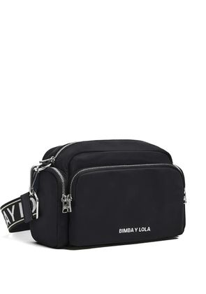 Bimba y Lola medium multiple-pocket cross body bag - Black